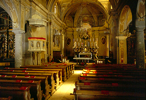 [Interior of Gressoney church]