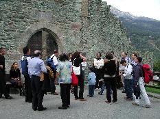 [Wednesday 11, tour of Aosta]