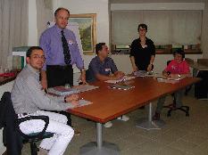 [Sunday 8, registration desk ]